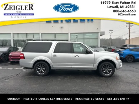 Silver 2017 Ford Expedition EL Limited for sale in Lowell, MI
