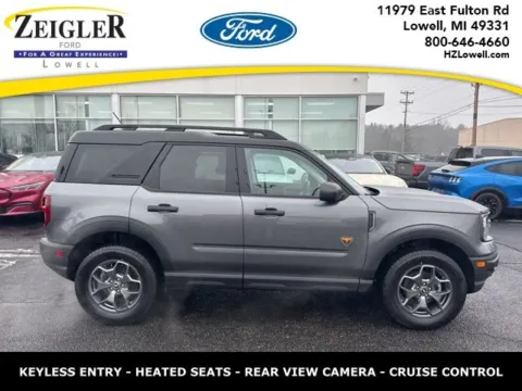 Gray 2023 Ford Bronco Sport Badlands for sale in Lowell, MI