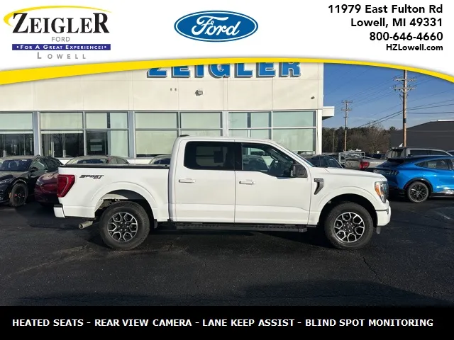 White 2022 Ford F-150 XLT for sale in Lowell, MI