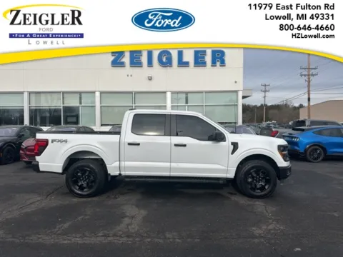 White 2024 Ford F-150 STX for sale in Lowell, MI