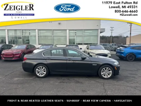 Gray 2014 BMW 5 Series 528i xDrive for sale in Lowell, MI