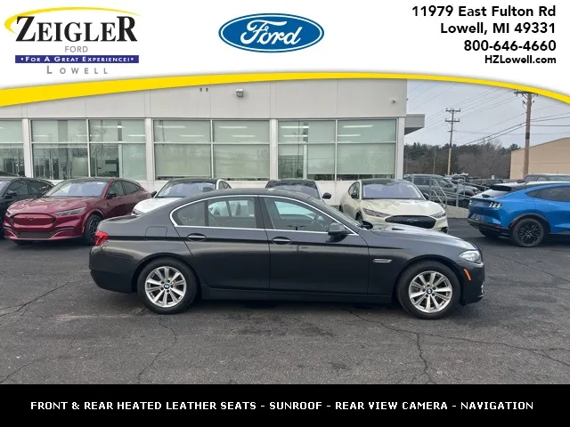 Gray 2014 BMW 5 Series 528i xDrive for sale in Lowell, MI