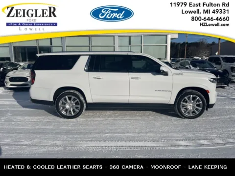 White 2021 Chevrolet Suburban High Country for sale in Lowell, MI