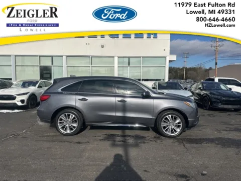 Silver 2017 Acura MDX 3.5L for sale in Lowell, MI