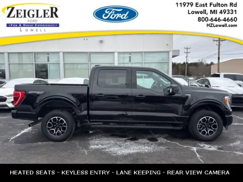 Black 2022 Ford F-150 XLT for sale in Lowell, MI