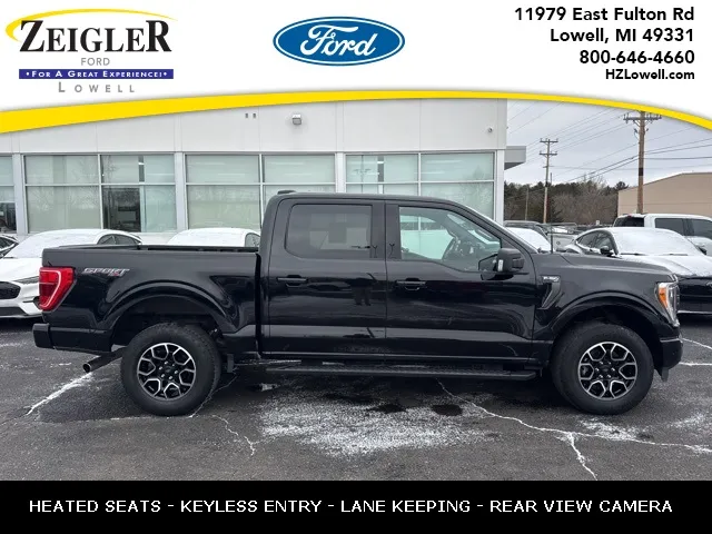 Black 2022 Ford F-150 XLT for sale in Lowell, MI