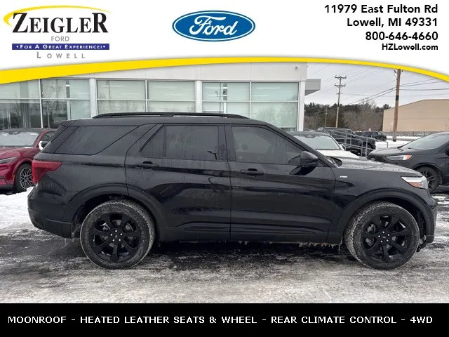 Black 2024 Ford Explorer ST-Line for sale in Lowell, MI