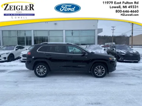Black 2020 Jeep Cherokee Latitude Plus for sale in Lowell, MI