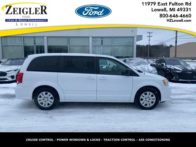 White 2014 Dodge Grand Caravan SE for sale in Lowell, MI