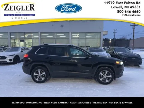 Black 2019 Jeep Cherokee Limited for sale in Lowell, MI