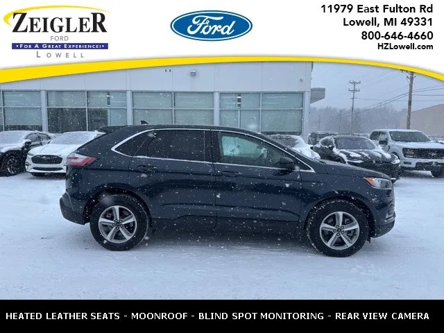 Blue 2024 Ford Edge SEL for sale in Lowell, MI