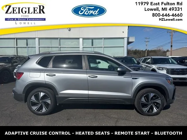 Silver 2023 Volkswagen Taos 1.5T SE for sale in Lowell, MI