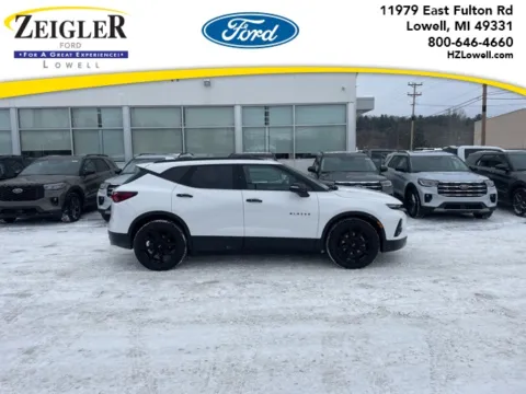 White 2021 Chevrolet Blazer LT for sale in Lowell, MI