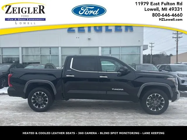 Black 2023 Toyota Tundra Limited for sale in Lowell, MI