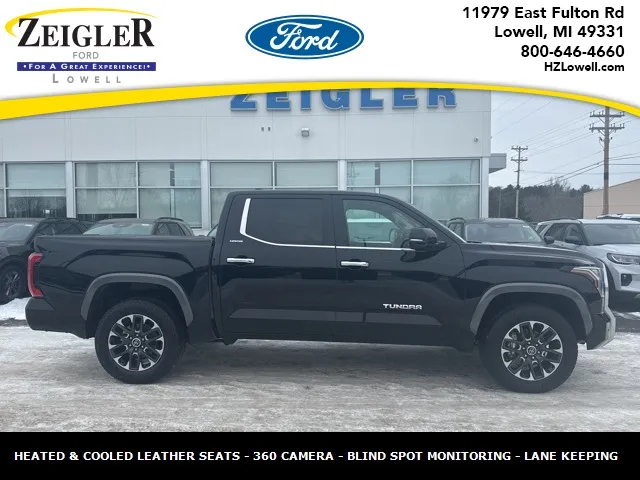 Black 2023 Toyota Tundra Limited for sale in Lowell, MI