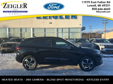 Black 2023 Ford Escape ST-Line Select for sale in Lowell, MI