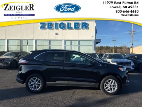 Black 2024 Ford Edge SEL for sale in Lowell, MI