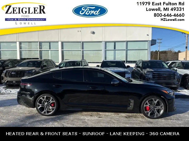 Black 2018 Kia Stinger GT2 for sale in Lowell, MI