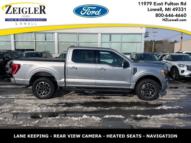 Silver 2023 Ford F-150 XLT for sale in Lowell, MI