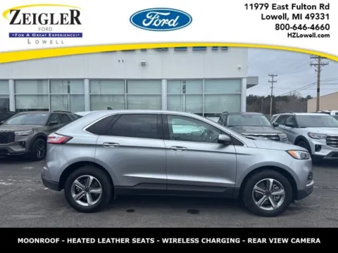 Silver 2024 Ford Edge SEL for sale in Lowell, MI