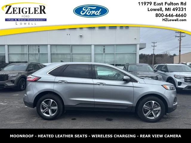 Silver 2024 Ford Edge SEL for sale in Lowell, MI