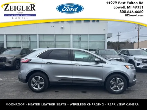 Silver 2024 Ford Edge SEL for sale in Lowell, MI