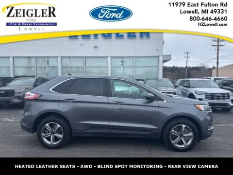 Gray 2024 Ford Edge SEL for sale in Lowell, MI