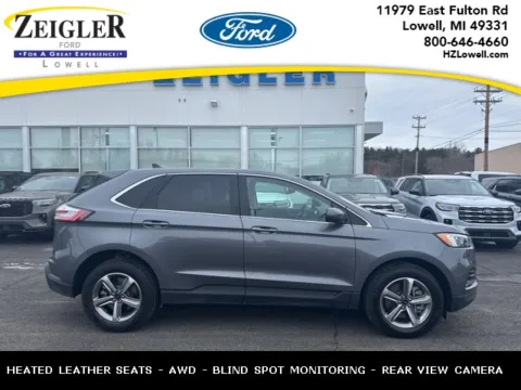 Gray 2024 Ford Edge SEL for sale in Lowell, MI