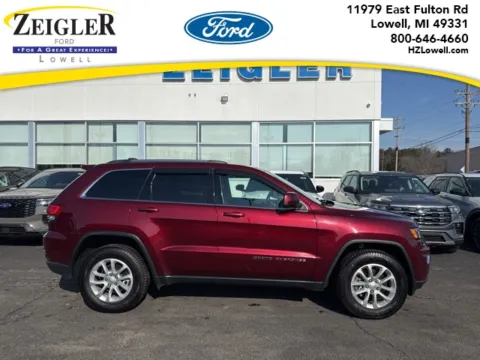 Red 2021 Jeep Grand Cherokee Laredo X for sale in Lowell, MI