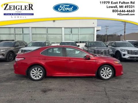 Red 2020 Toyota Camry SE for sale in Lowell, MI