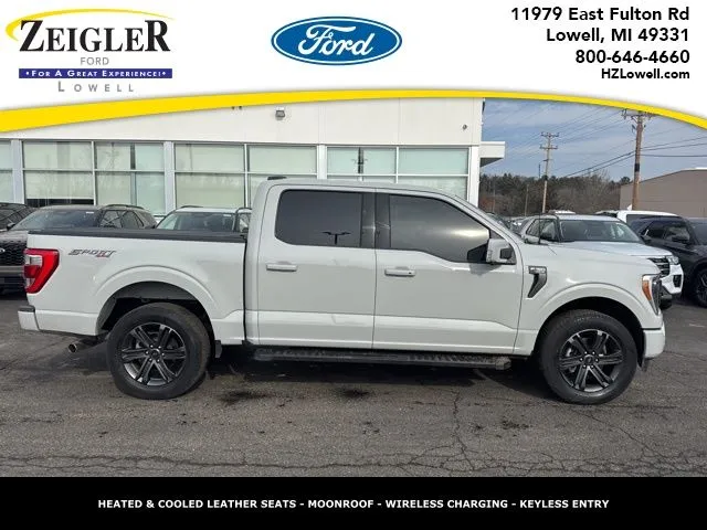 Gray 2023 Ford F-150 Lariat for sale in Lowell, MI