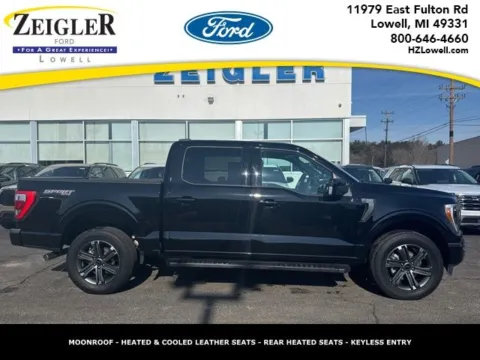 Black 2023 Ford F-150 Lariat for sale in Lowell, MI