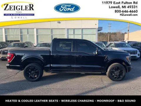 Black 2023 Ford F-150 Lariat for sale in Lowell, MI