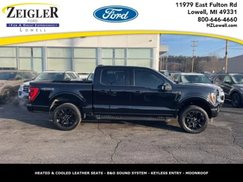 Black 2023 Ford F-150 Lariat for sale in Lowell, MI