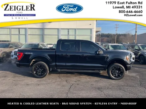 Black 2023 Ford F-150 Lariat for sale in Lowell, MI