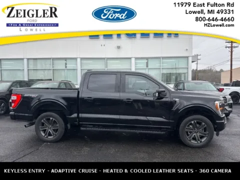 Black 2022 Ford F-150 Lariat for sale in Lowell, MI