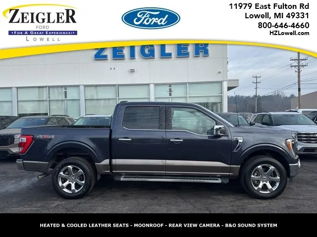Gray 2022 Ford F-150 Lariat for sale in Lowell, MI