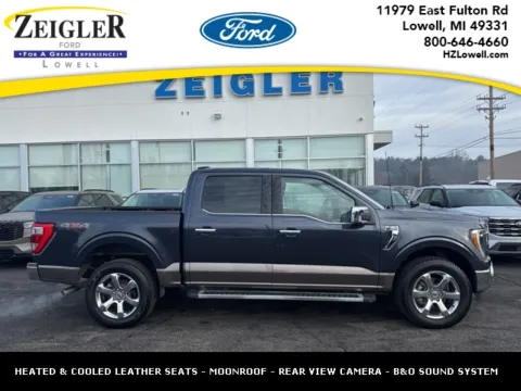 Gray 2022 Ford F-150 Lariat for sale in Lowell, MI
