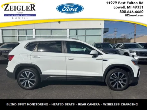 Silver 2024 Volkswagen Taos 1.5T SE for sale in Lowell, MI