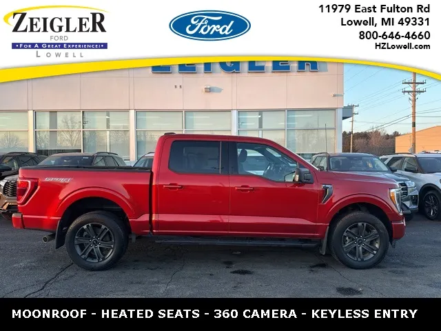 Red 2023 Ford F-150 XLT for sale in Lowell, MI