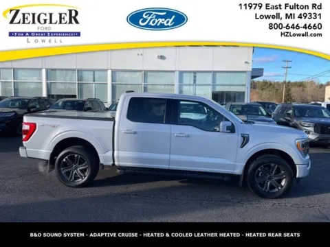 White 2021 Ford F-150 Lariat for sale in Lowell, MI