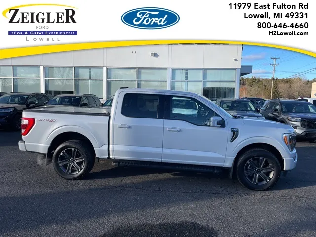 White 2021 Ford F-150 Lariat for sale in Lowell, MI