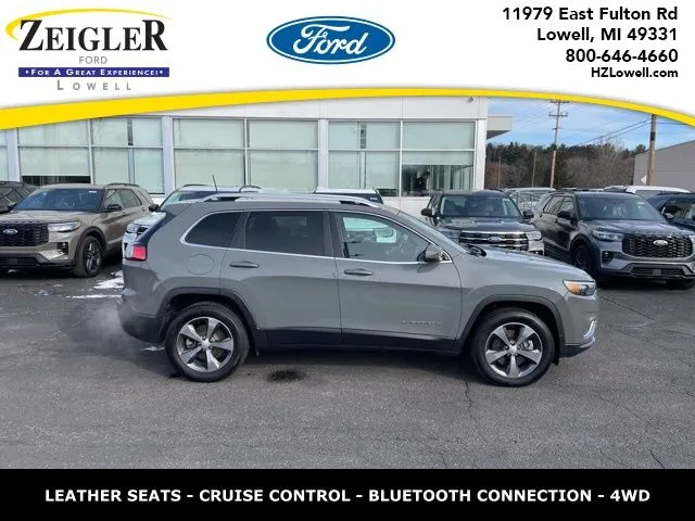 Gray 2020 Jeep Cherokee Limited for sale in Lowell, MI