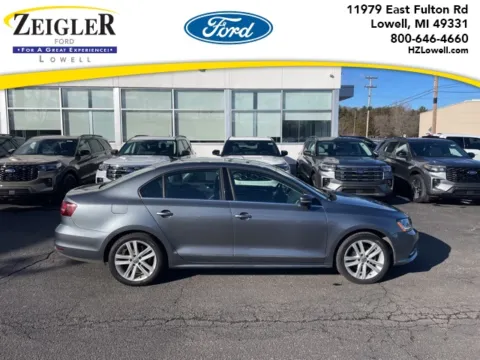 Gray 2017 Volkswagen Jetta 1.8T SEL for sale in Lowell, MI