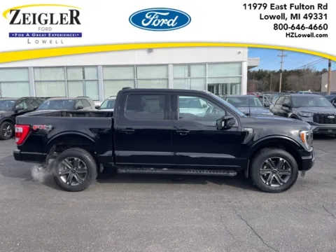 Black 2023 Ford F-150 Lariat for sale in Lowell, MI