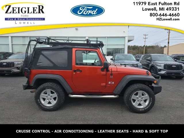 Orange 2009 Jeep Wrangler X for sale in Lowell, MI