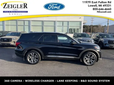 Black 2025 Ford Explorer Platinum for sale in Lowell, MI