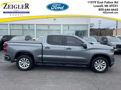 Gray 2021 Chevrolet Silverado 1500 Custom for sale in Lowell, MI