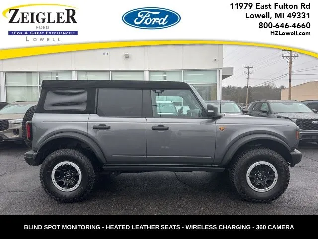 Gray 2023 Ford Bronco Badlands for sale in Lowell, MI
