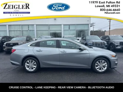 Gray 2024 Chevrolet Malibu LT for sale in Lowell, MI